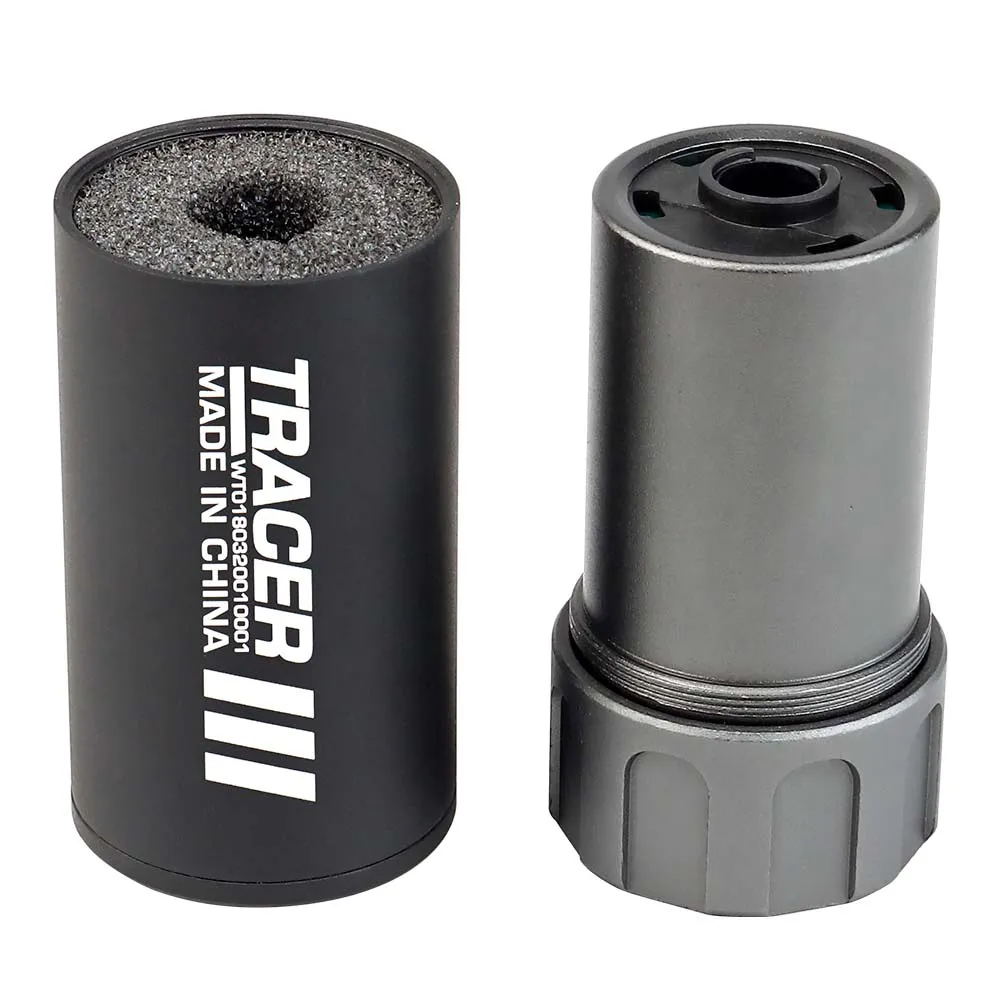 Трассерная насадка-глушитель WOSPORT Flash Silencer S (88 мм), черный