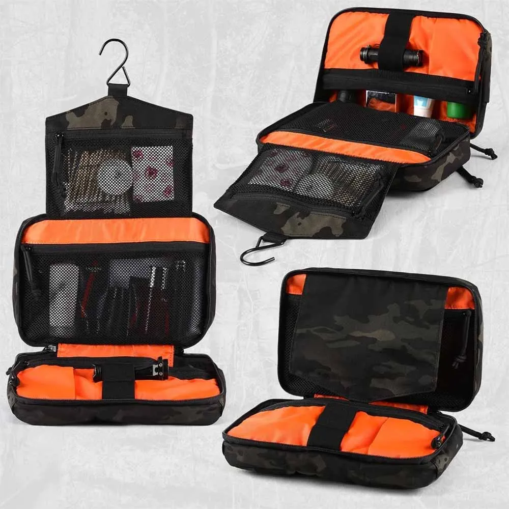 Сумка-несессер VOTAGOO Tactical Toiletry Bag, раскладная (Multicam Black)