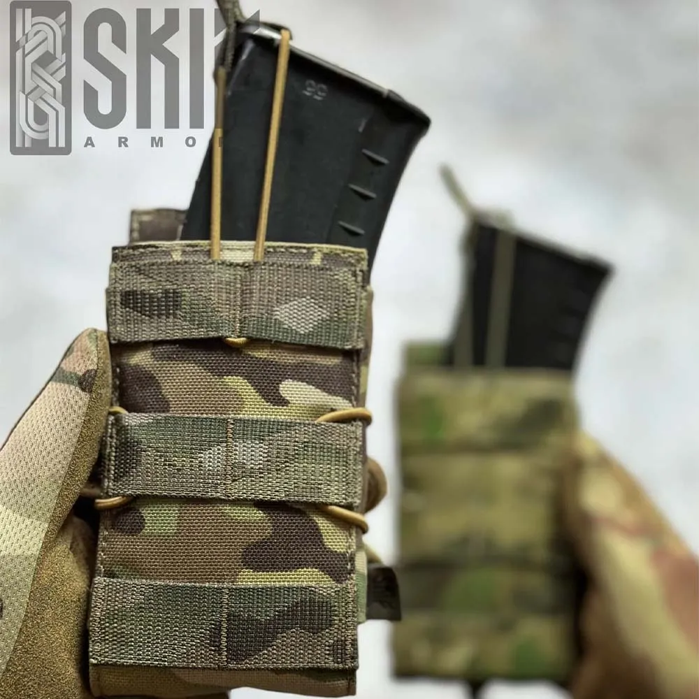 Подсумок для магазинов АК SKIF Armor SPK-4-1М открытый