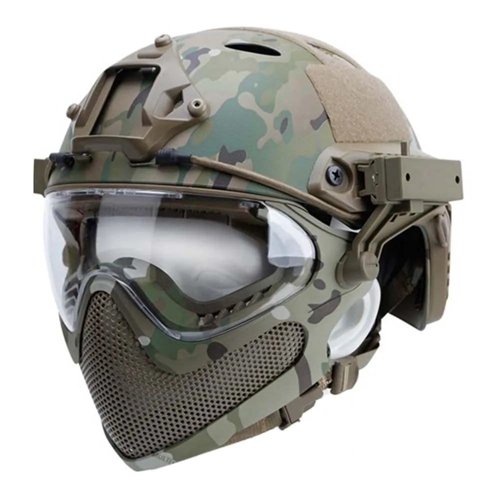 Шлем WOSPORT FAST PJ с очками и маской