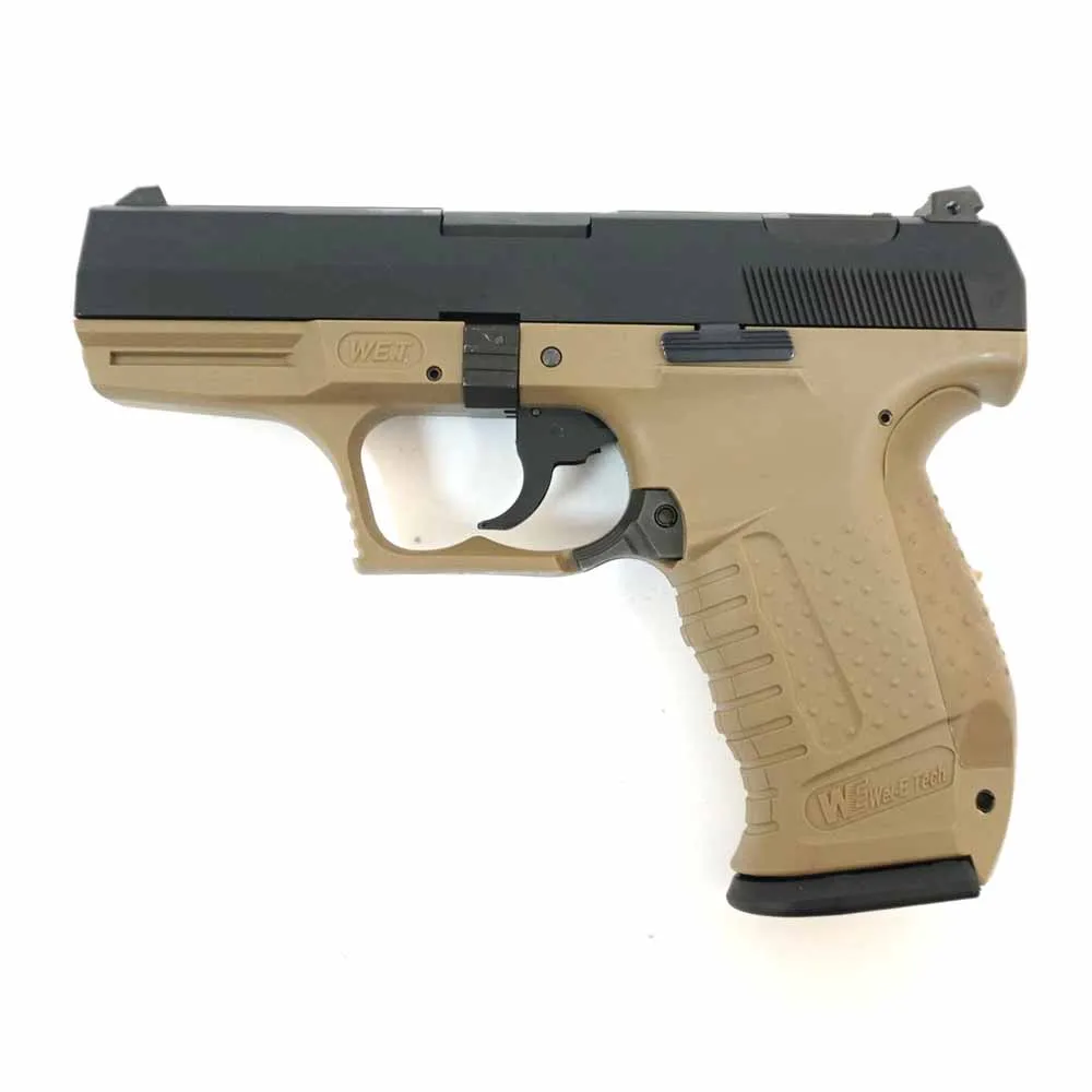Пистолет газовый WE Walther P99, тан