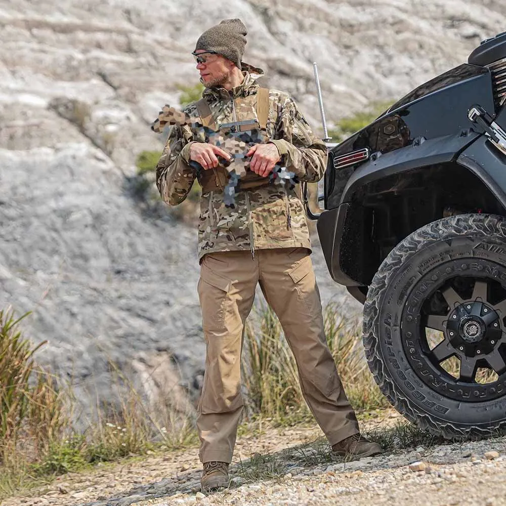 EmersonGear Blue Label Falco Lightweight Tactical Jacket  (Multicam, S)