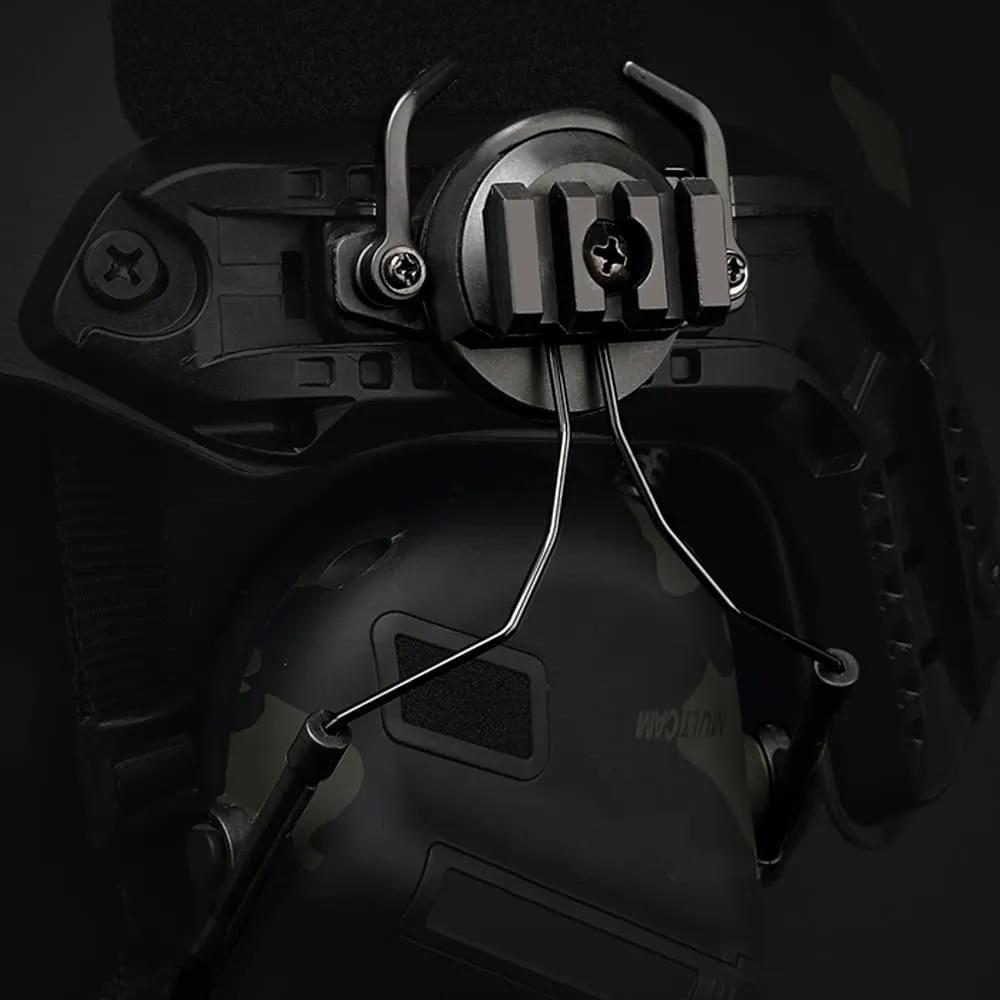 Крепления для наушников Comtac на шлем WOSPORT OX HORN (Черный)