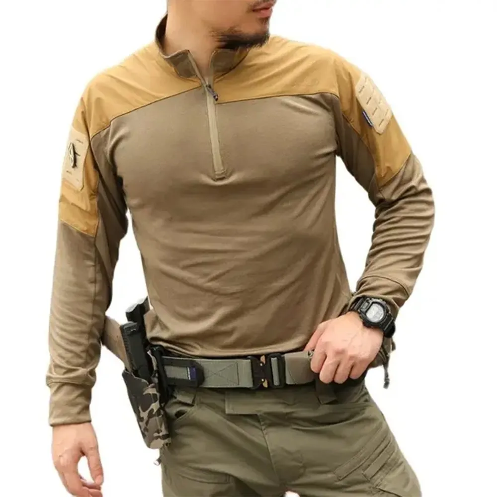 Лонгслив EmersonGear Blue Label UMP Frogmen Tactical (Хаки, S)