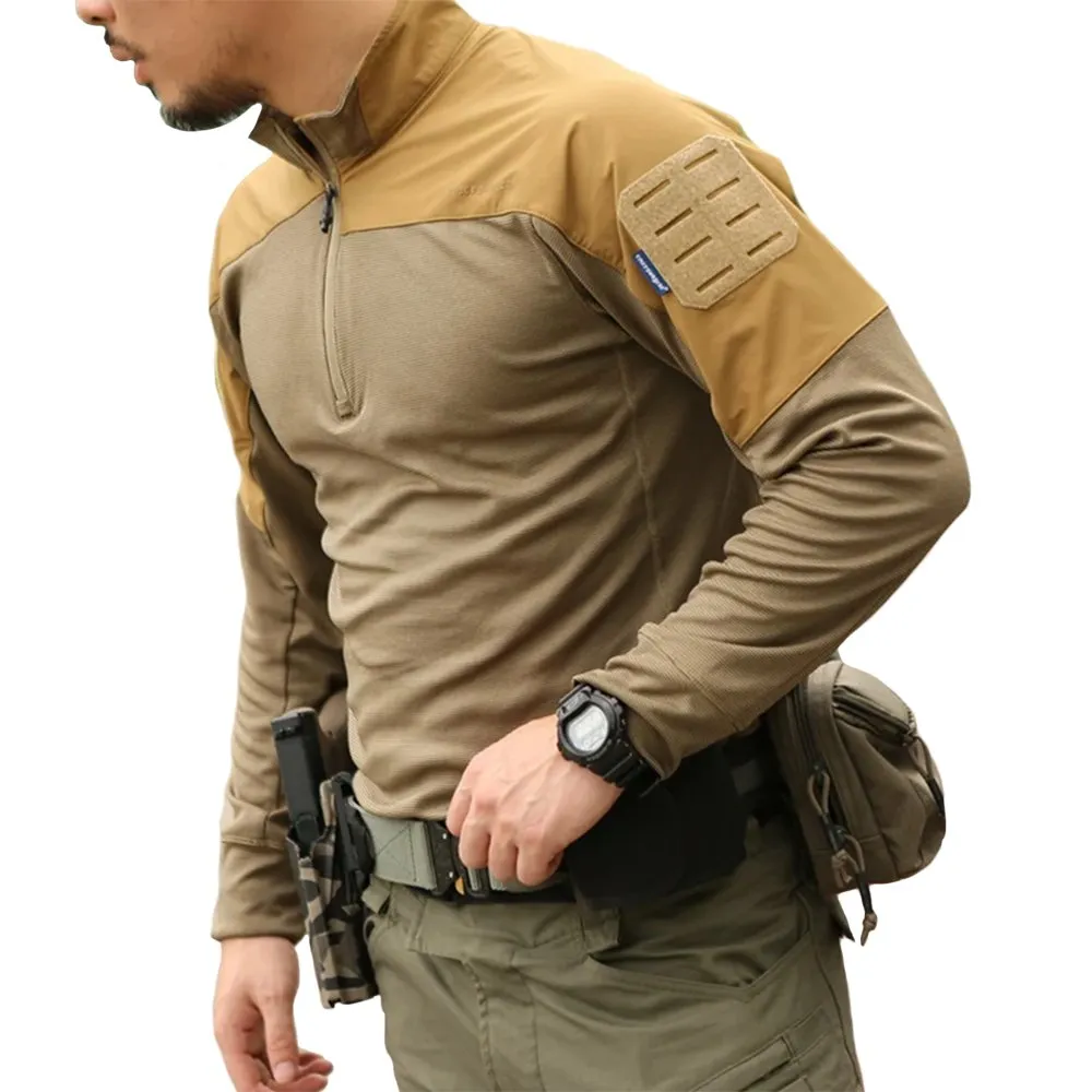 Лонгслив EmersonGear Blue Label UMP Frogmen Tactical (Хаки, L)