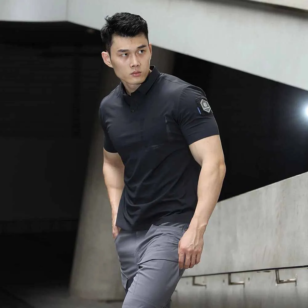 Поло EmersonGear Blue Label Pegasus Leisure Tactical (Синий, S)