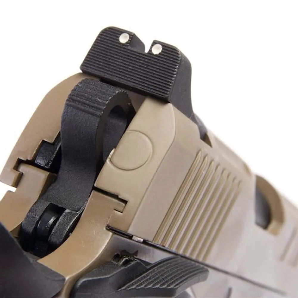 Пистолет газовый KJW Colt M45A1 Style, тан