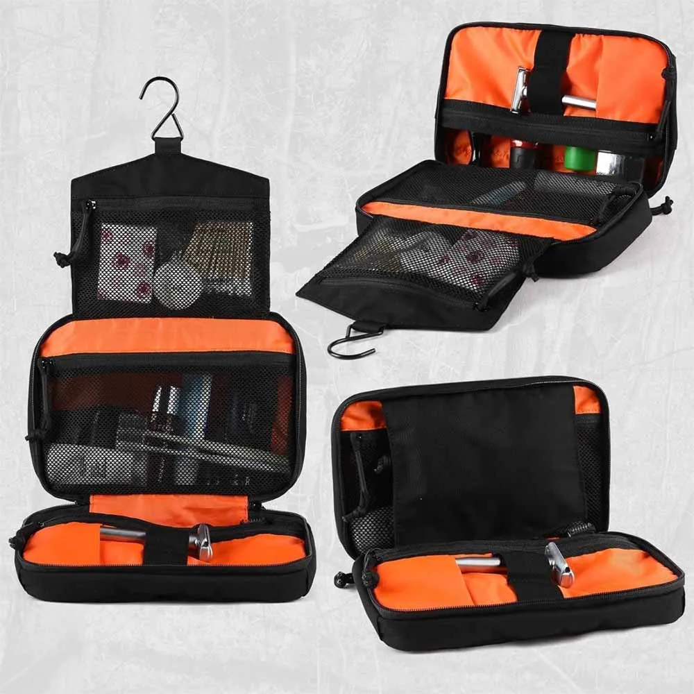 Сумка-несессер VOTAGOO Tactical Toiletry Bag, раскладная (Черный)