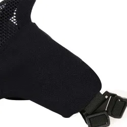 Маска на нижнюю часть лица WOSPORT Steel Mesh Mask Mini Version, ткань/сетка, детская (Черный)