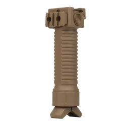 Ручка тактическая с сошками WOSPORT, тан