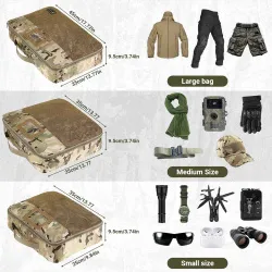 Комплект сумок-органайзеров VOTAGOO Tactical Packing Cubes 6 шт (Multicam)