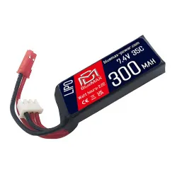 Аккумулятор 7.4В 300мАч 35C LiPo BlueMax для HPA