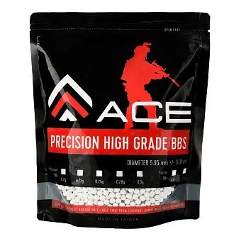 Шары трассерные ACE 0.28, зелёный, 3500 шт