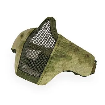 Маска на нижнюю часть лица WOSPORT Steel Mesh Mask, ткань/сетка