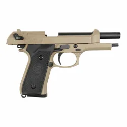 Пистолет газовый WE Beretta M92F, тан