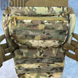Напашник SKIF Armor SB-2, двойной, с подсумком (Multicam)