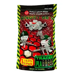 Шары трассерные ANGRY 0.28, зелёный, 3500 шт