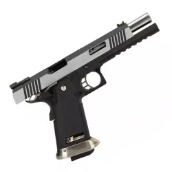 Пистолет газовый WE Hi-Capa 6.0 Two Tone серебро