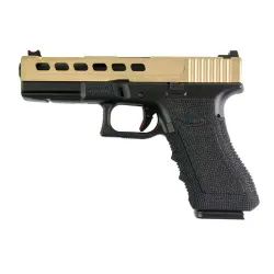 Пистолет газовый Double Bell Glock 17 ZEV золотой
