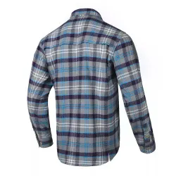 Рубашка EmersonGear Blue Label Longicorn Flannel  (Blue Gray Grid, 2XL)
