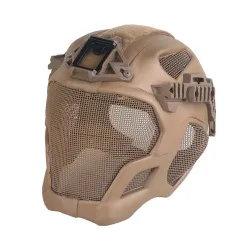 Шлем WOSPORT W23 Full Protection Tactical с маской (Тан)