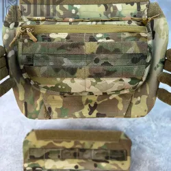 Напашник SKIF Armor SB-2, двойной, с подсумком (Multicam)