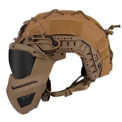 Шлем WOSPORT FAST Helmet Fully Protected Version с очками и маской (Тан)