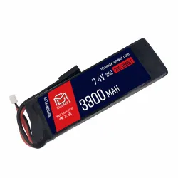 Аккумулятор 7.4В 3300мАч мини-разд LiPo BlueMAX 35С мини-разъем / 135*44*15