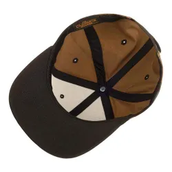 Бейсболка FLEXFIT с прямым козырьком 6089TC (Woodland/чёрный)