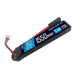 Аккумулятор 7.4В 1550мАч мини-тип LiPo 20С BlueMAX мини-разъем 92*18*17