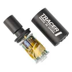 Трассерная насадка-глушитель WOSPORT Airsoft Auto Tracer (85 мм), черный