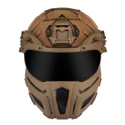 Шлем WOSPORT FAST Helmet Fully Protected Version с очками и маской (Тан)