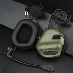 Активные наушники на шлем WOSPORT HD-11 Gen.5 (Олива)