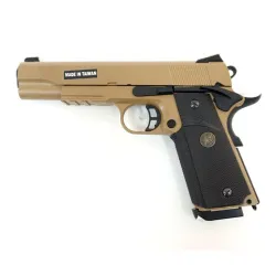 Пистолет газовый KJWorks MEU, тан