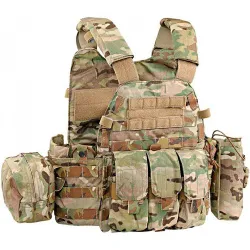 Бронежилет 6094 Multicam original + комплект СВМПЭ БР1 / 16 слоев