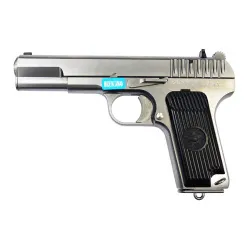 Пистолет газовый WE TT-33, хром