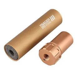 Трассерная насадка-глушитель WOSPORT Flash Silencer L (158 мм), тан