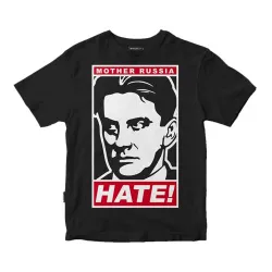 Футболка Mother Russia 'Маяковский: Нате!' (Черный, M)