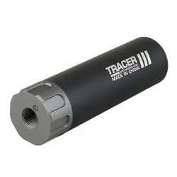 Трассерная насадка-глушитель WOSPORT Flash Silencer M (132 мм), черный