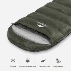 Спальный мешок NATUREHIKE U350S -17/-3 Олива