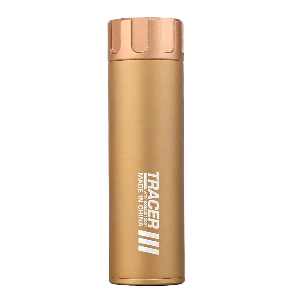Трассерная насадка-глушитель WOSPORT Flash Silencer M (132 мм), тан