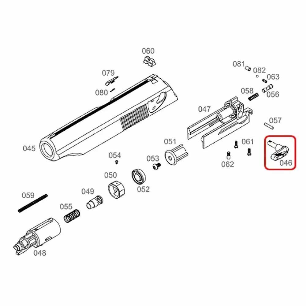 WE MAKAROV флажок предохранителя №46