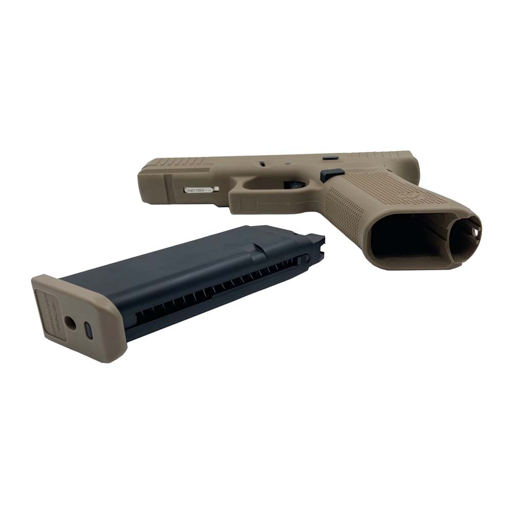 Пистолет газовый WE Glock 17 Gen.5 F-Vers., тан