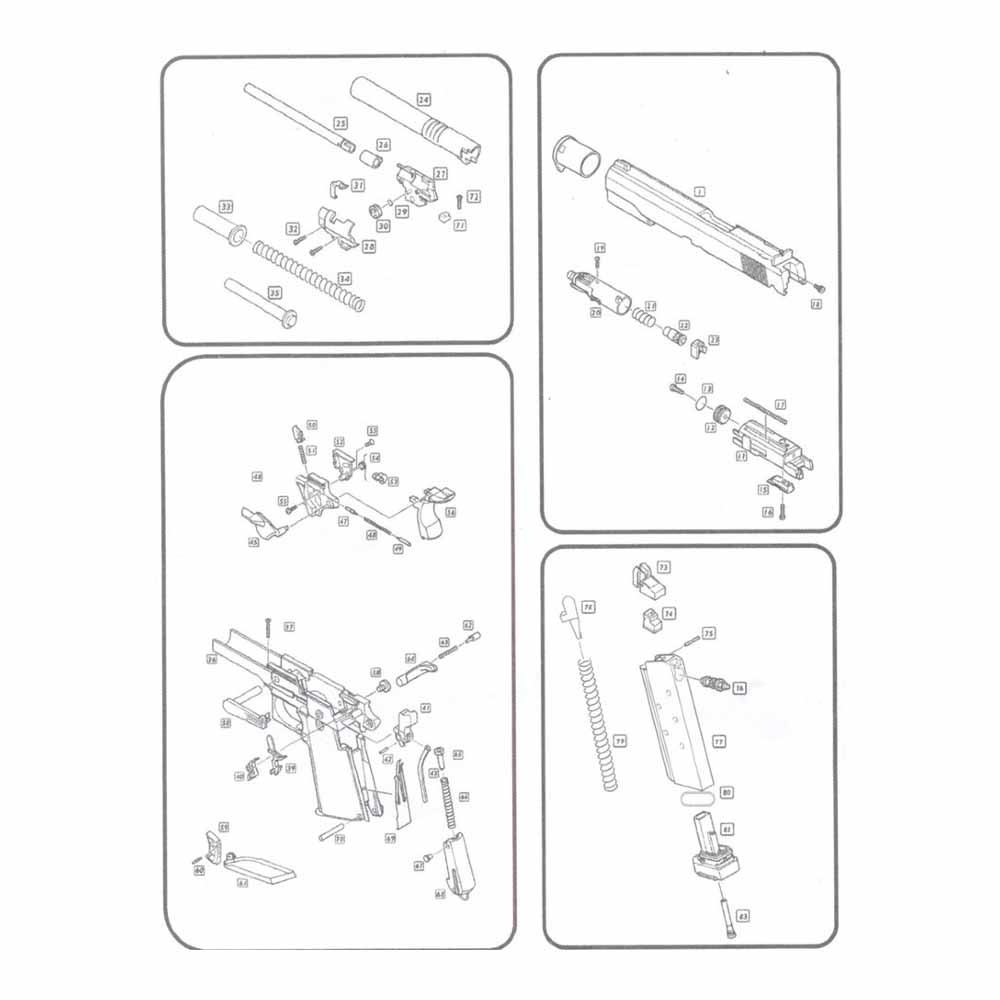 WE Hi-Capa газовая камера всборе №11-16