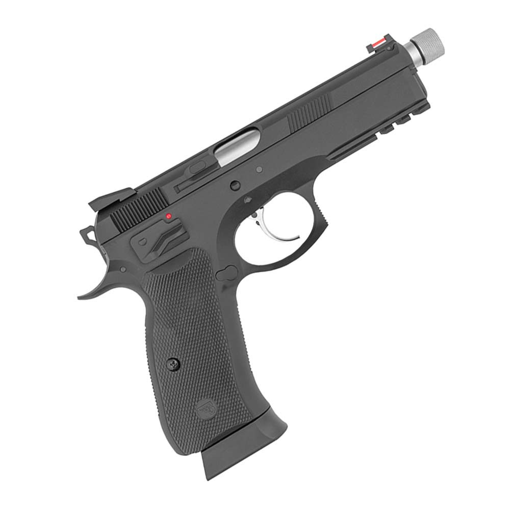 Пистолет газовый KJWorks CZ SP-01 Shadow с резьбой Пистолет газовый KJWorks CZ SP-01 Shadow с резьбой