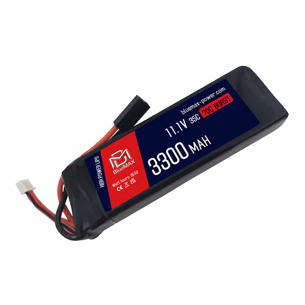 Аккумулятор 11.1В 3300мАч мини-разд LiPo BlueMAX 35С Т-разъем / 135*44*22