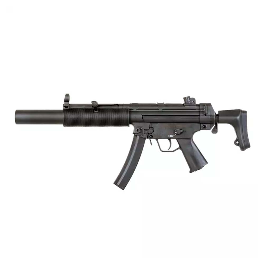 Пистолет-пулемёт CYMA CM041SD6 (H&K MP5SD6), телескоп.приклад, глушитель, металл