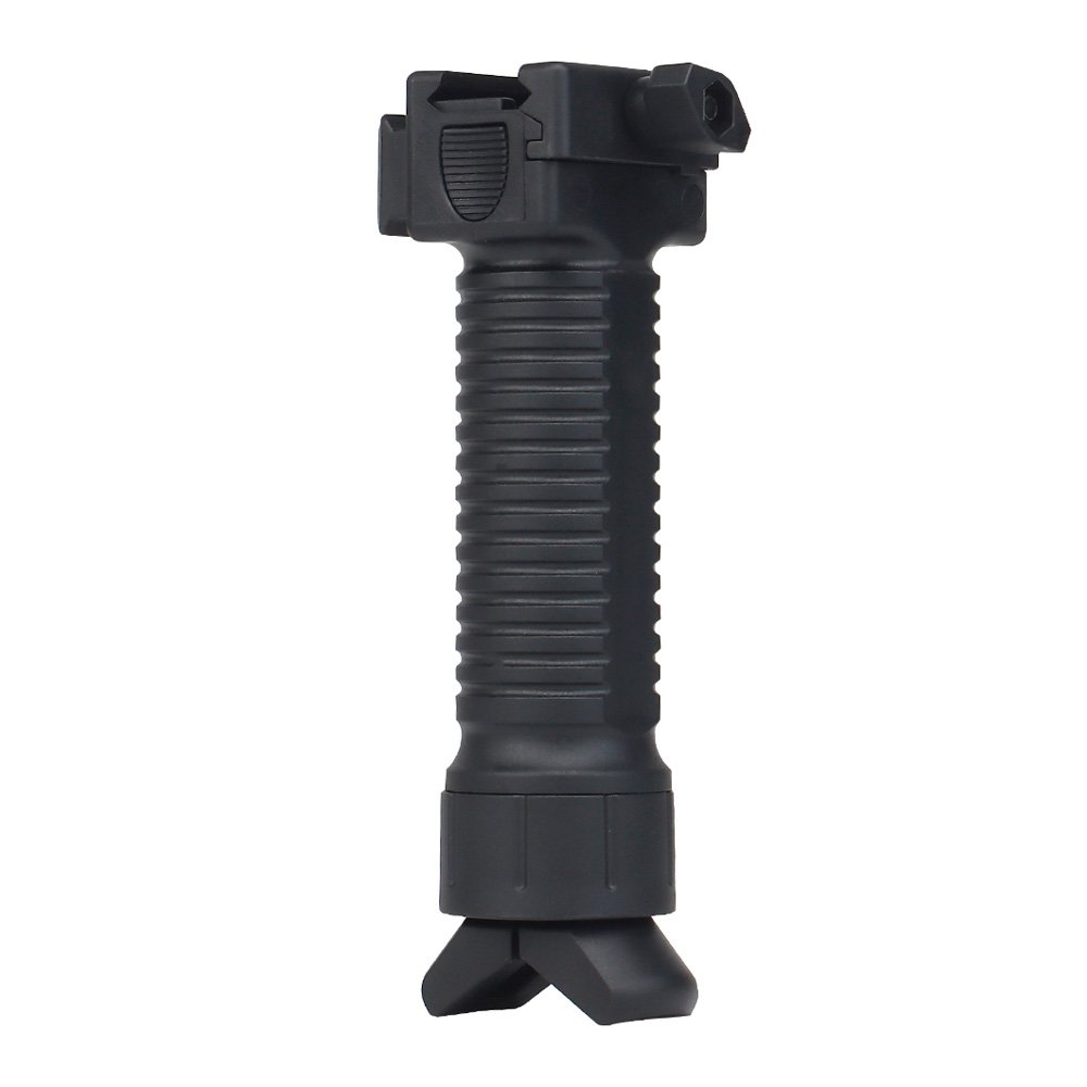 Ручка тактическая с сошками WOSPORT, черный