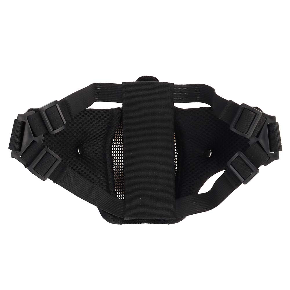 Маска на нижнюю часть лица WOSPORT Fangs Mask клыки белые (Черный)