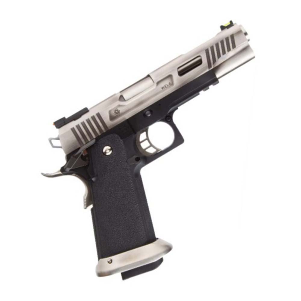 Пистолет газовый WE Hi-Capa 5.1 WET REX Long хром Пистолет газовый WE Hi-Capa 5.1 WET REX Long хром